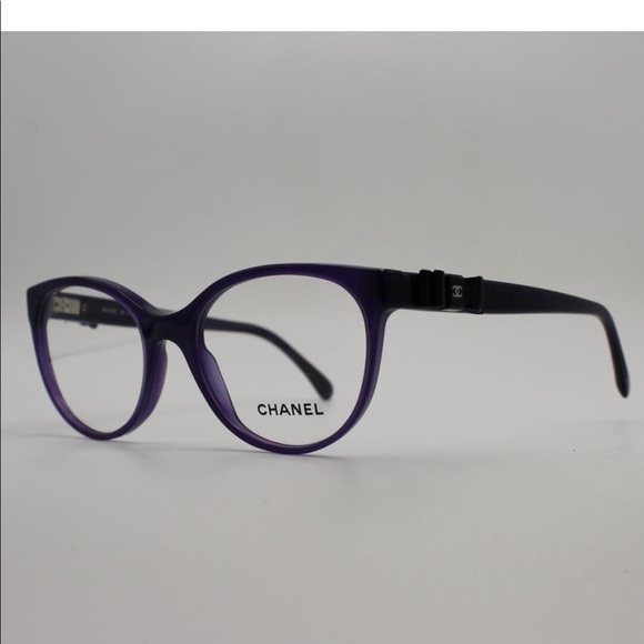 💜💜💜 Chic CHANEL Purple Black Bow Opticals💜💜💜 - Picture 6 of 15